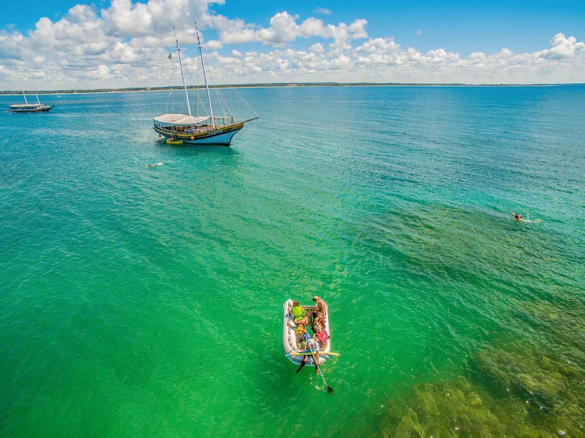 La Torre Resort All Inclusive Porto Seguro Eksteriør bilde Aerial view of the bay